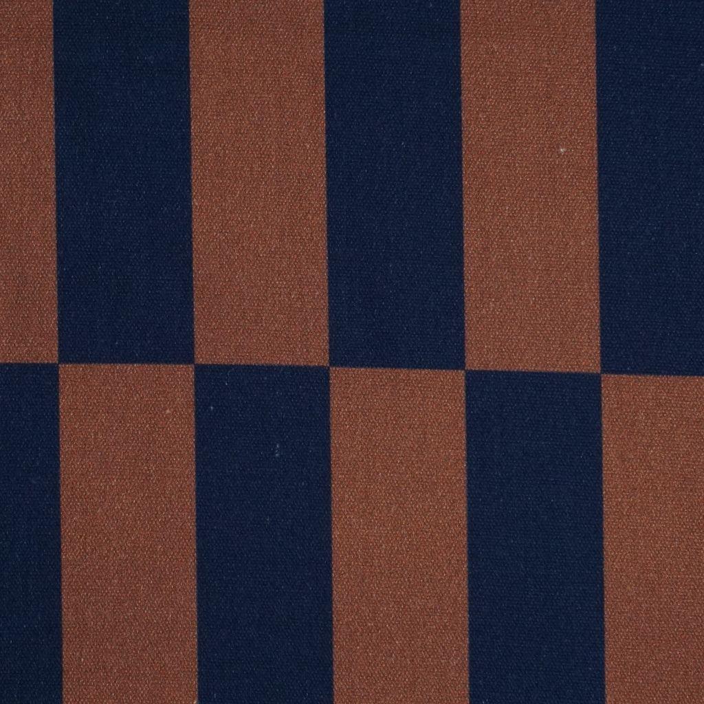 Baumwoll-Canvas Blocks marsalarot dunkelblau